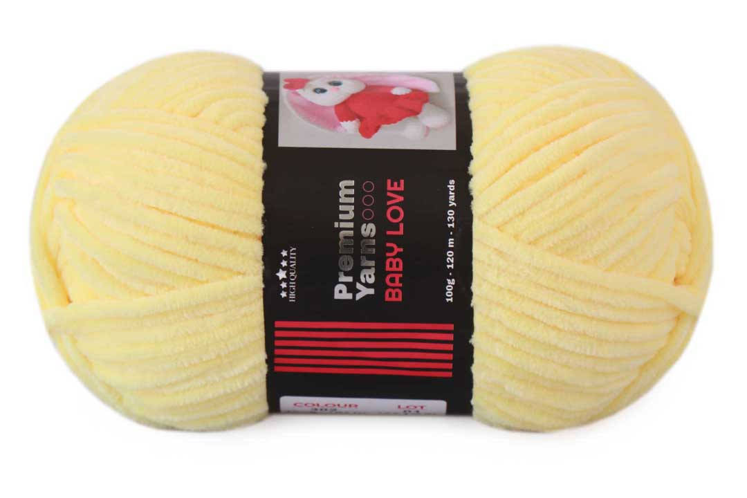 

Premium Yarn Baby Love, Лимонный №302, Желтый