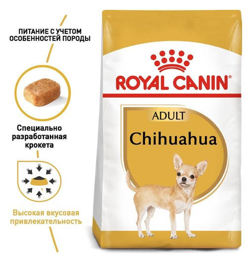 

Royal Canin Chihuahua 1,5кг для собак породы чихуахуа