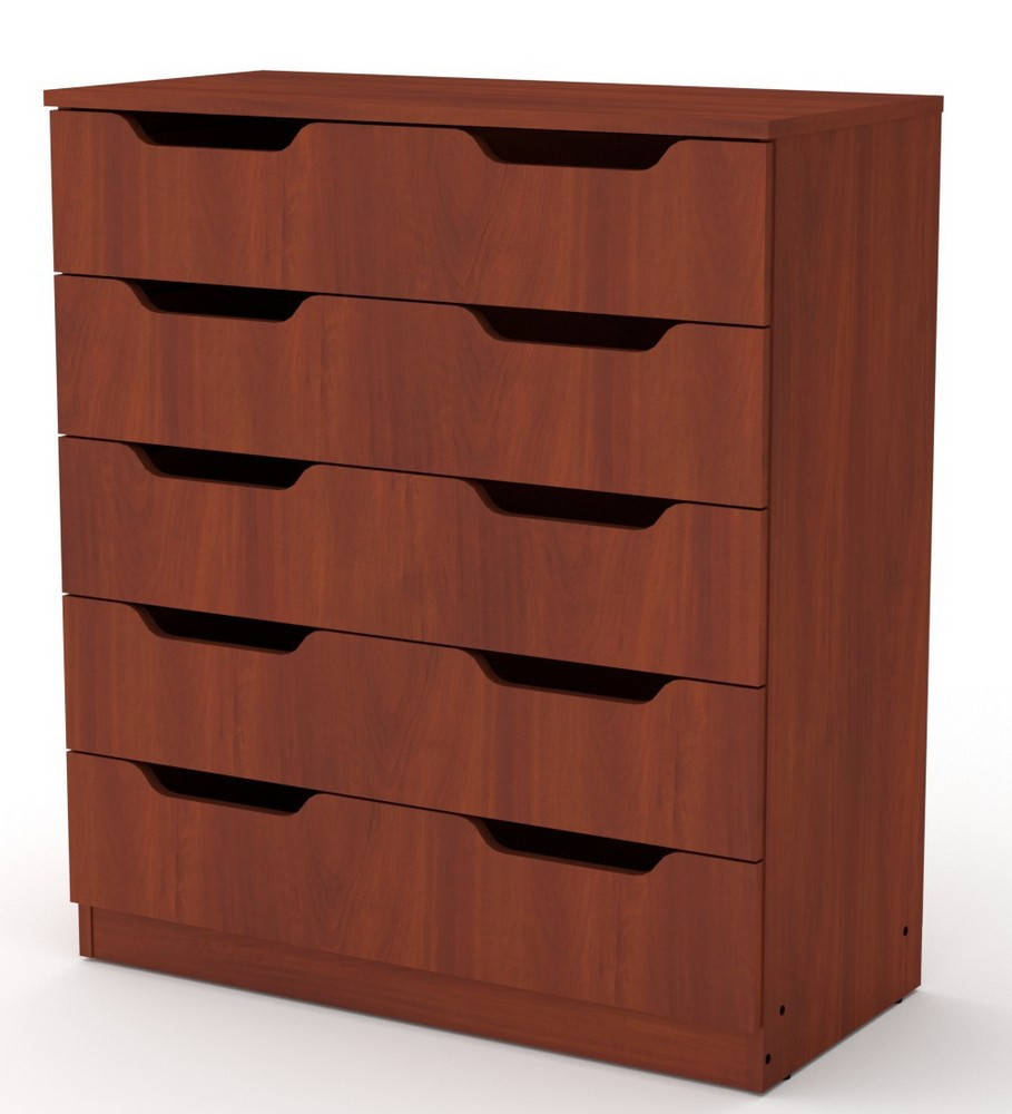 

Современный комод на пять ящиков 5М яблоня