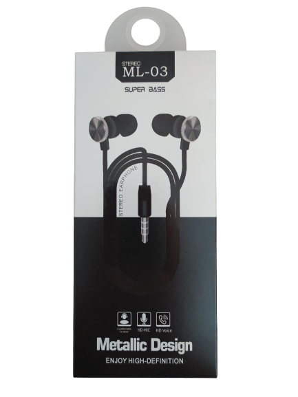 

Проводные наушники ml-03