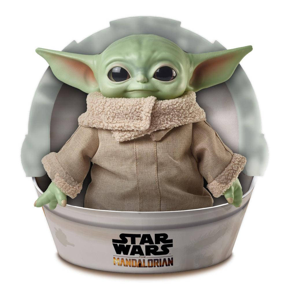 

Мягкая игрушка Mattel Star Wars Малыш Йода (GWD85), Зелёный