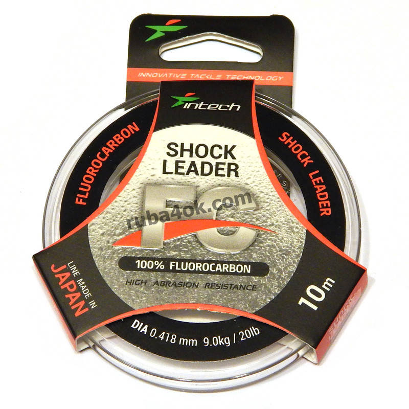 

Флюорокарбон Intech FC Shock Leader 0.418мм 10м (9kg / 20lb)