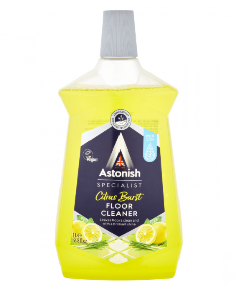 

Средство для мытья пола Astonish citrus burst с запахом лимона 1L