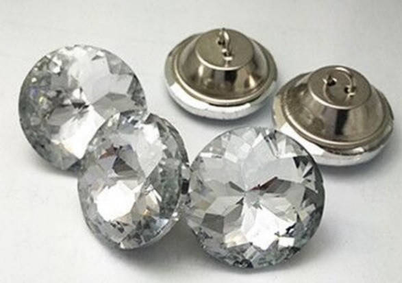 

Пуговицы стеклянные для дивана 20 мм (огранка Алмазная роза)