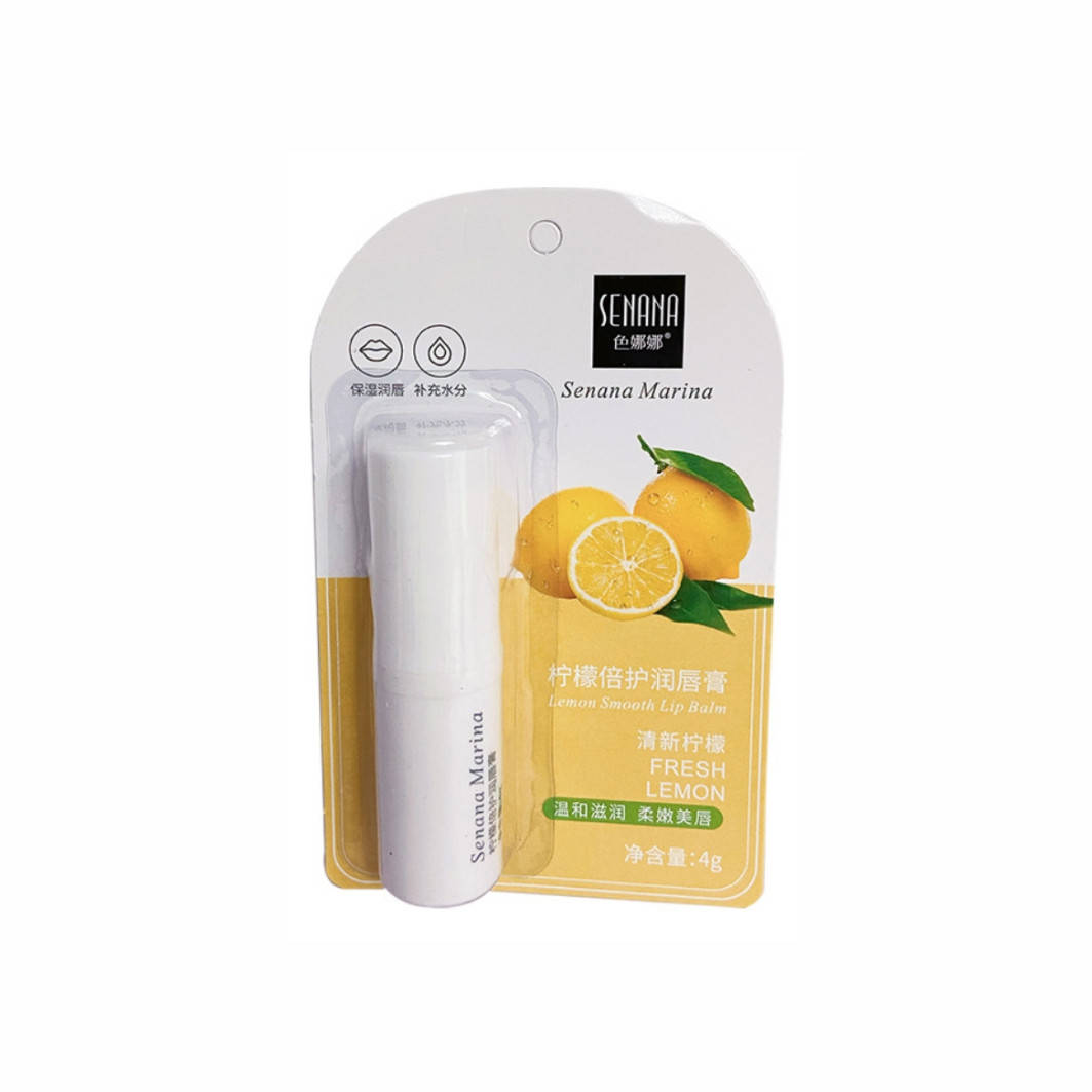 

Гигиеническая помада для ухода за кожей губ с экстрактом лимона Senana Fresh Lemon