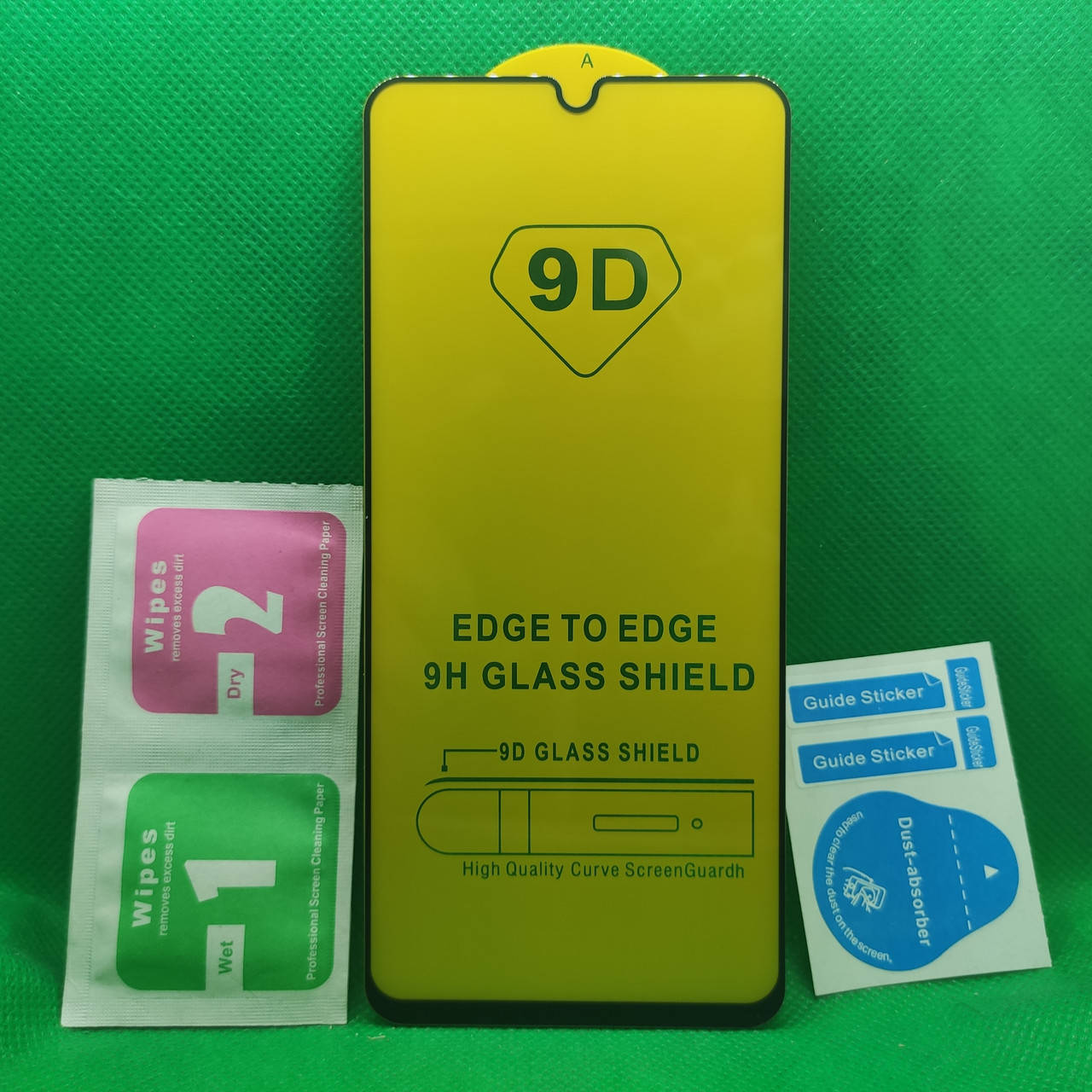 

Защитное стекло для Samsung Galaxy M22 M225 Full Glue 9D 9H на весь экран телефона клей по всей поверхности, Черный