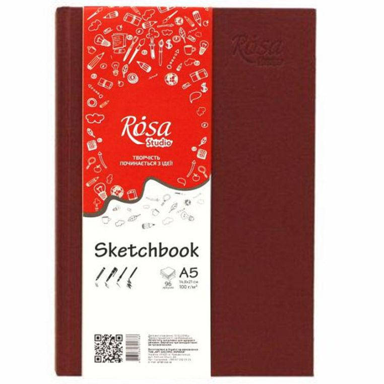 

Блокнот для набросков А5 14,8*21см Rosa Studio 100г/м 96л. 16R5016