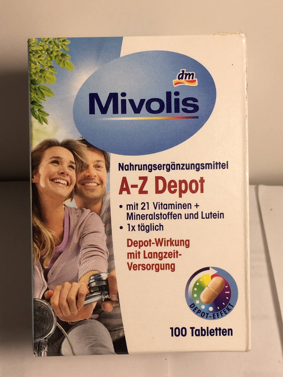 

Вітамінний комплекс Mivolis A-Z Depot 100шт.