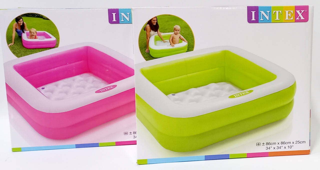 

Бассейн надувной квадратный, мягкое дно, 57100 NP Intex (6941057451008) МИКС