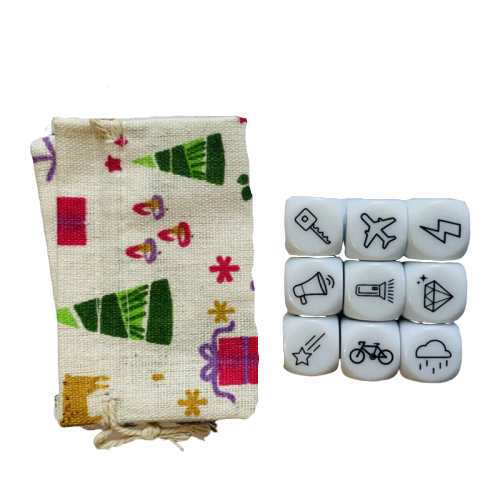 

Настольная развивающая игра Happy Story (Кубики в мешочке)