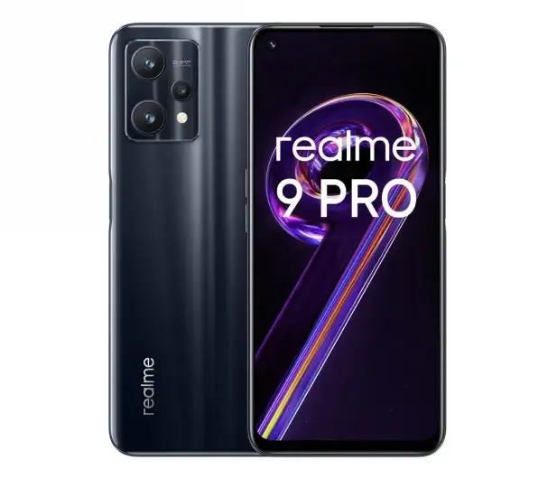 

Realme 9 Pro 8/128GB Midnight Black 120Hz RMX3472 Європа, Черный