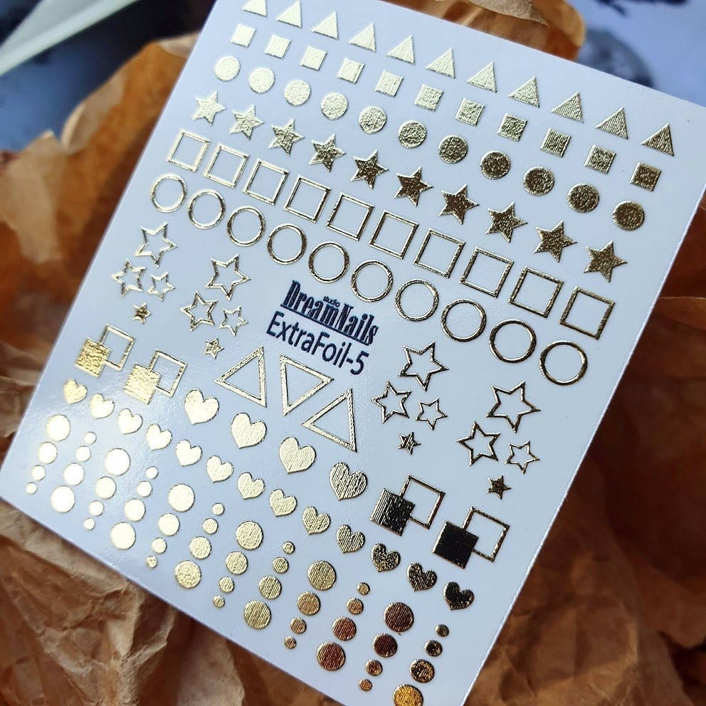 

(Золото) Слайдеры для ногтей. Слайдер-дизайн