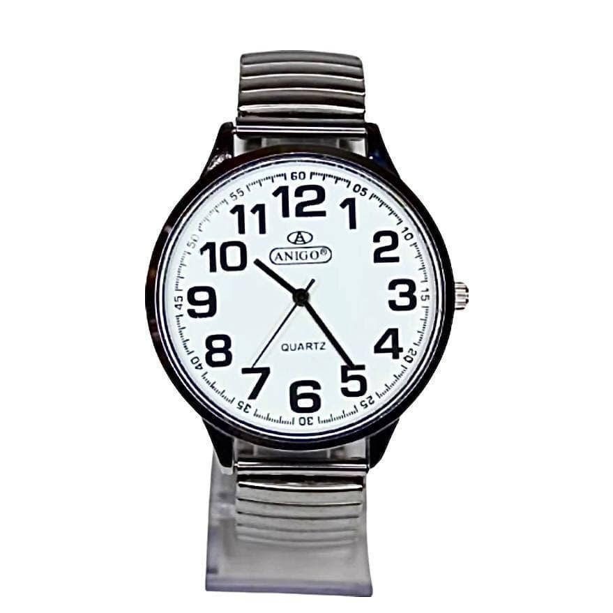 

Мужские часы на браслете d-42 (Silver White Silver)(009122)