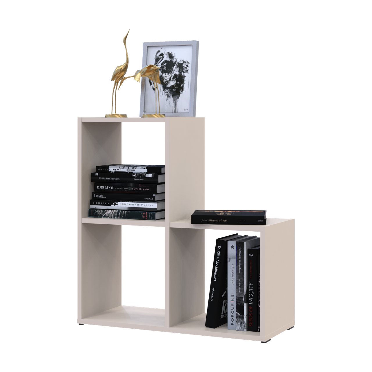 Стелаж Doros Степ 2х2 Кашемір відкритий 69х28.8х71.4 (41516158)