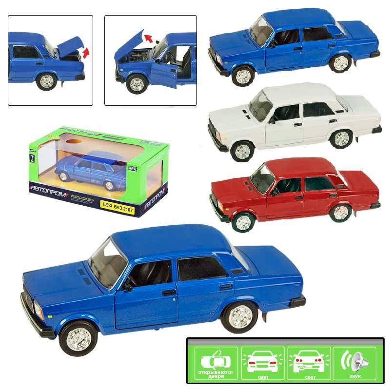 

Игрушечная машинка ВАЗ - 2107 "АВТОПРОМ" (металл), Разные цвета