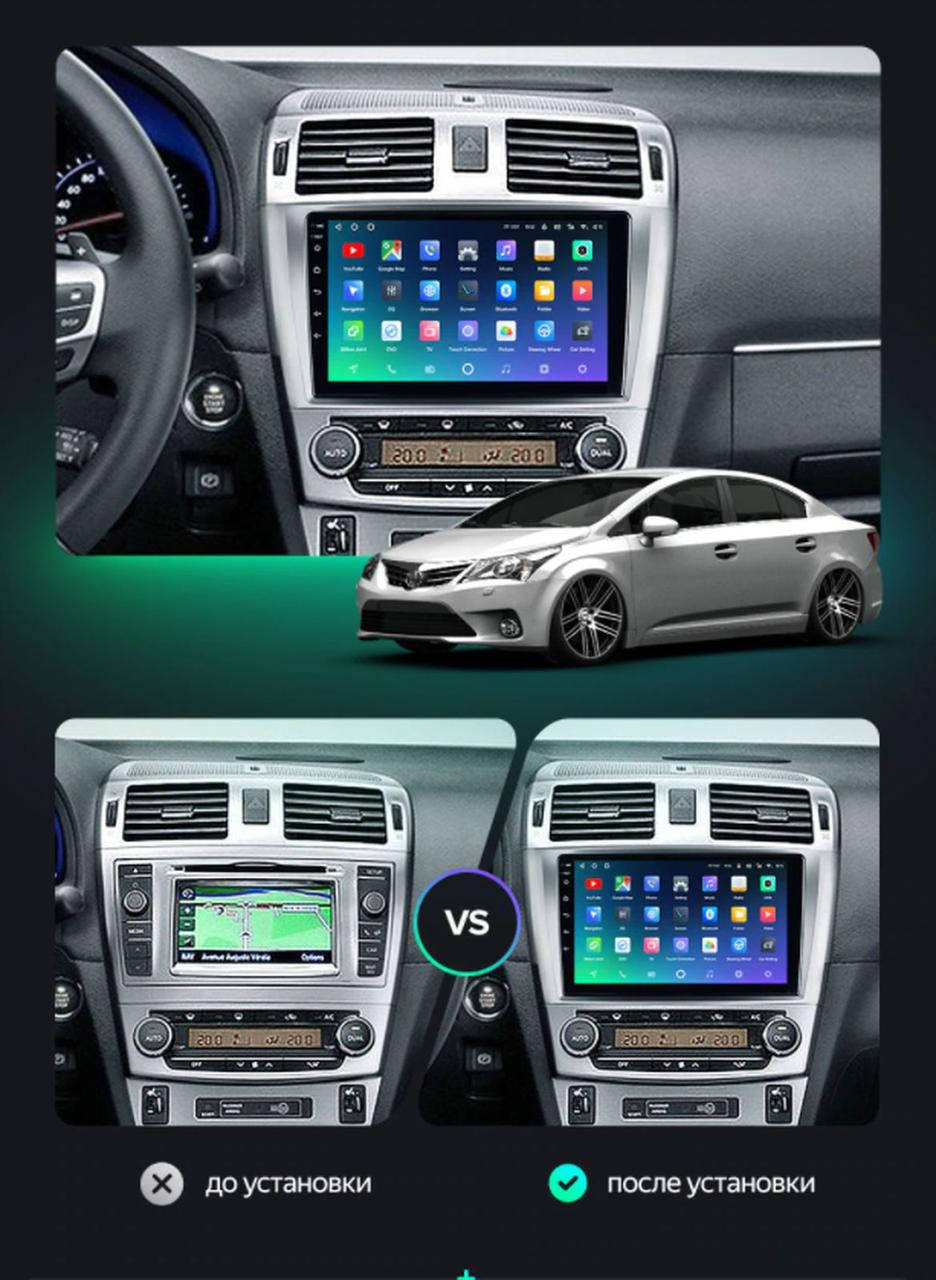 

Штатная Android Магнитола на Toyota Avensis 2005-2013 Model 3G-WiFi-solution