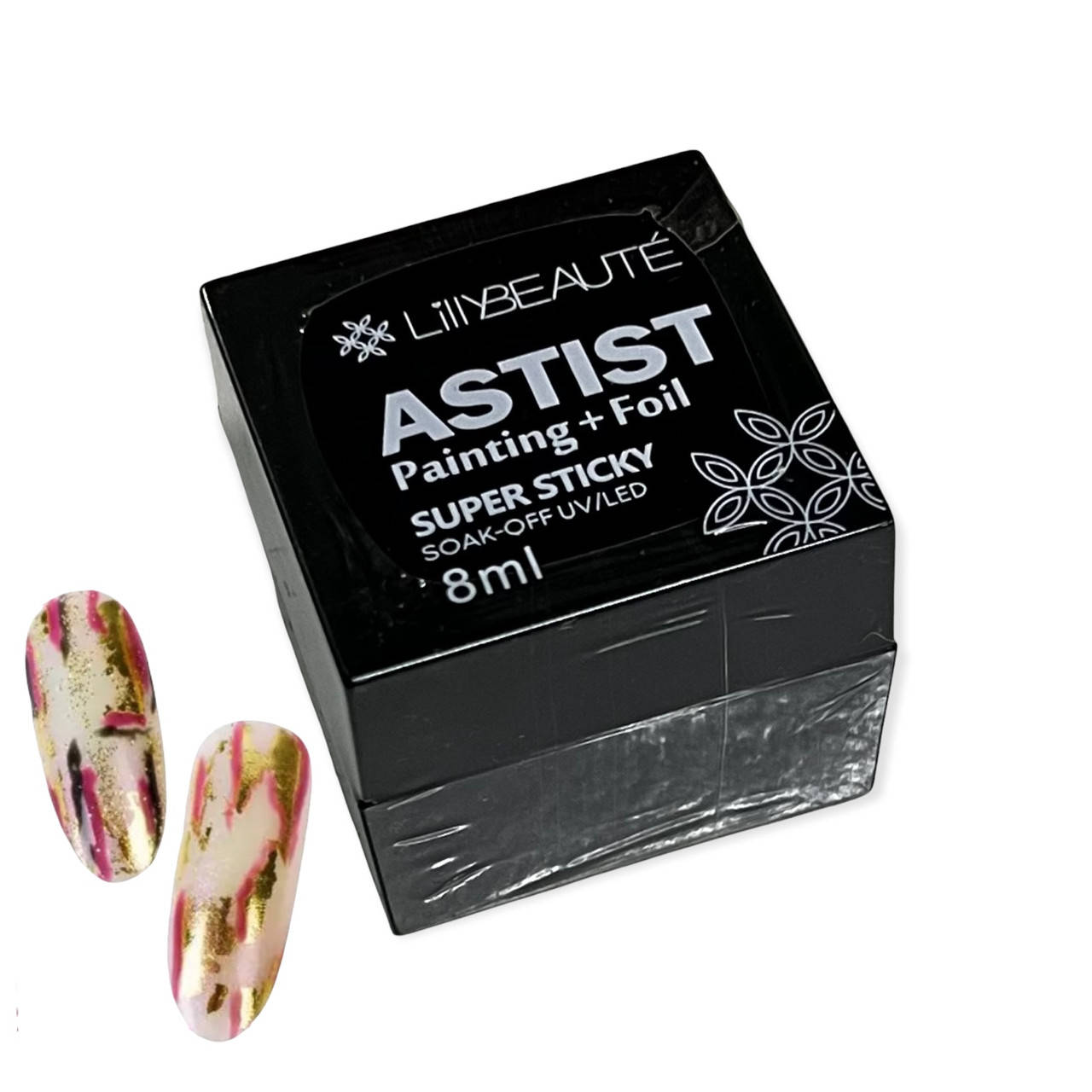 

Клей для литья фольги и дизайна ногтей Lilly Beaute Astist 8мл прозрачный