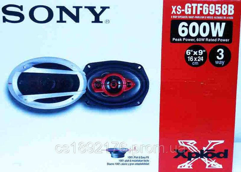 

SONY XS-GTF6958 (600Вт) - трехполосные динамики (овалы)