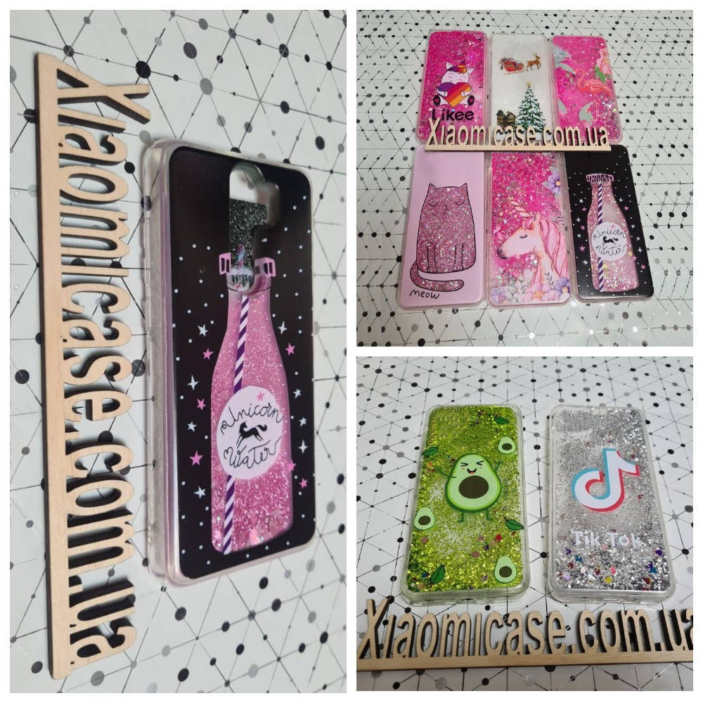 

Перетекающий чехол Стардаст Fashion для Xiaomi (Ксиоми) Redmi Note 8 Pro, Разные цвета