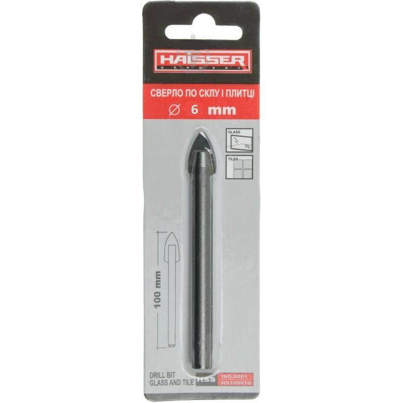 

Сверло по стеклу и плитке Haisser 6,0 мм
