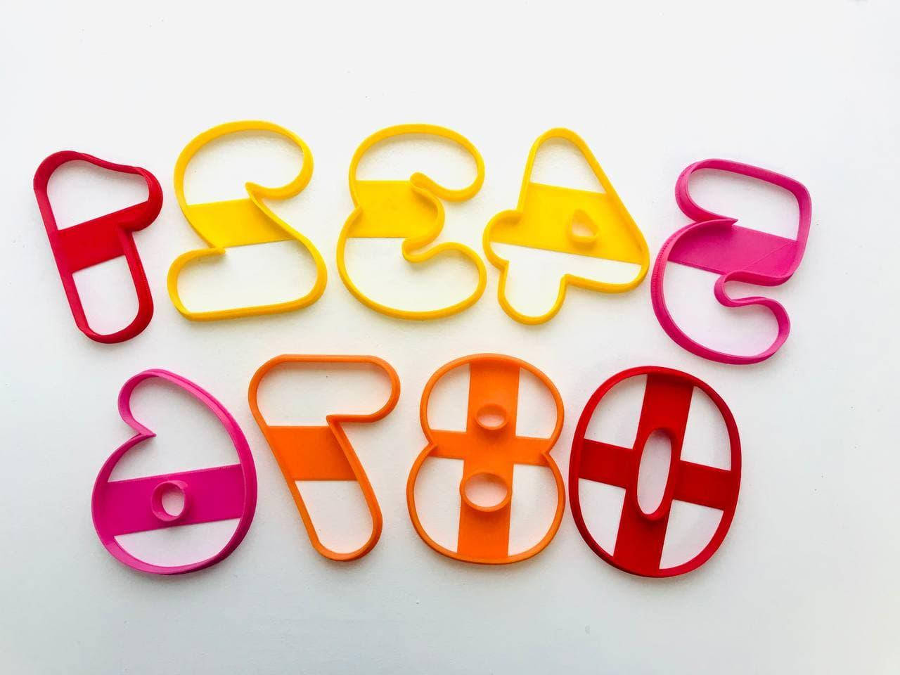 

Формочки-вырубки для пряников "Набор цифр 9"