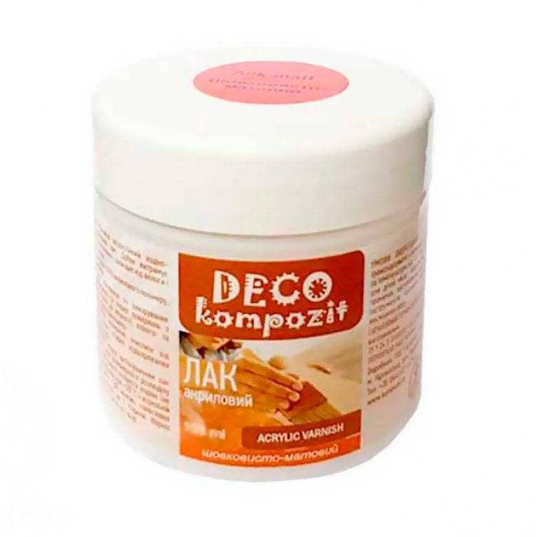 

Лак акриловый Deco Kompozit 400 мл шелковисто-матовый 746305