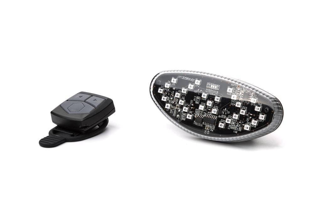 

Мигалка задняя ONRIDE Wink USB с поворотами + беспроводной пульт управления