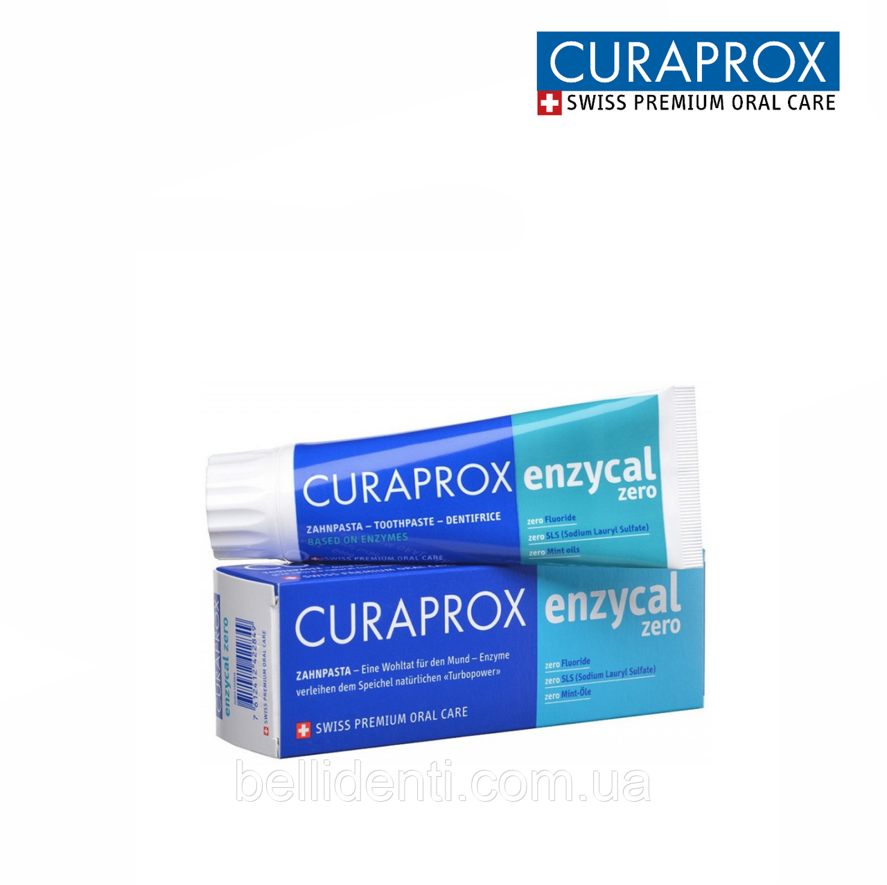 

Ферментная зубная паста Curaprox Enzycal zero, 75 мл