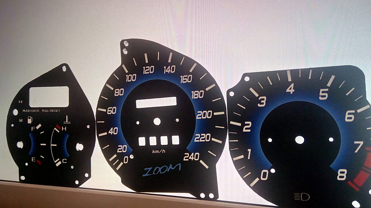 

Шкалы приборов Mazda MX3