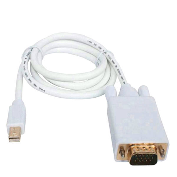 

Кабель Mini DisplayPort to VGA 1.8m (miniDP Apple Переходник thunderbolt)