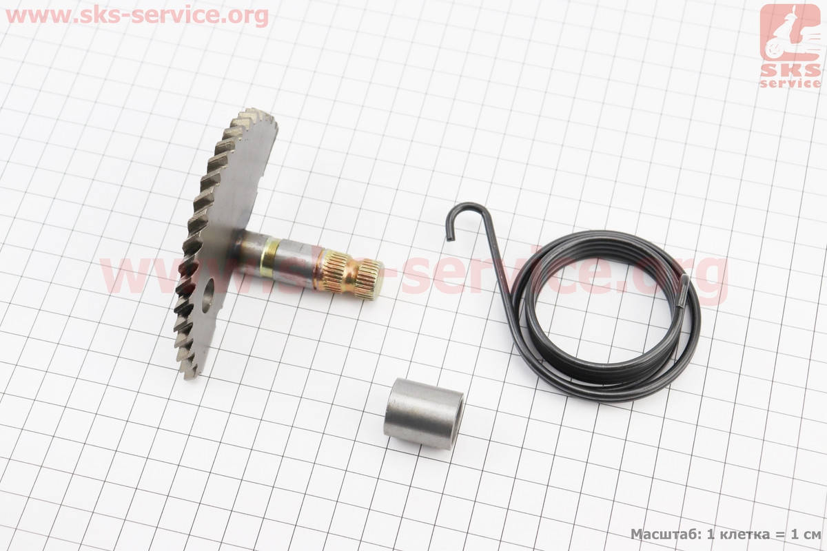 

Полумесяц кикстартера Honda DIO AF-18/27 + втулка, пружина