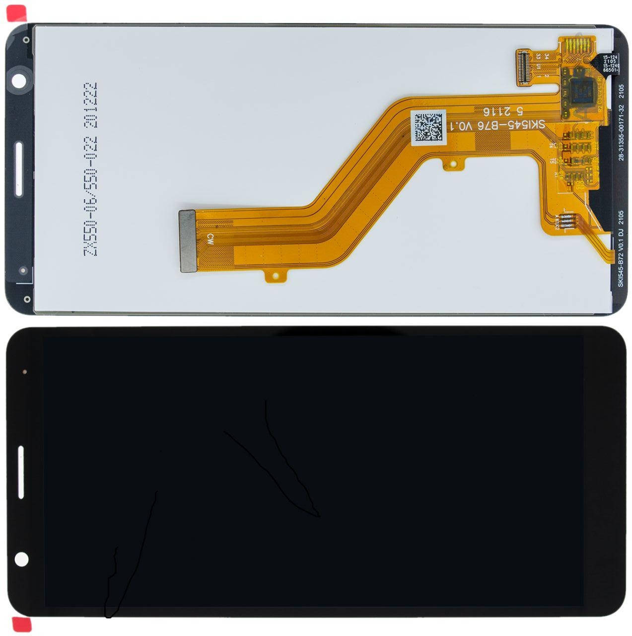 

Дисплей ZTE Blade A31 2021 модуль в сборе с тачскрином, черный, Original PRC