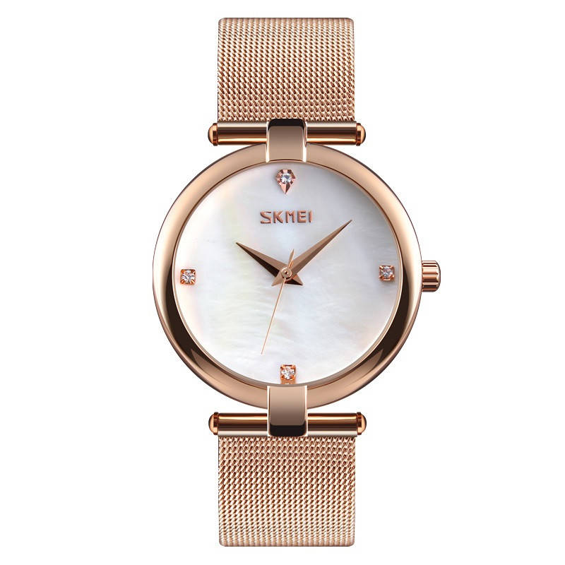 

Skmei 9177 белые женские часы