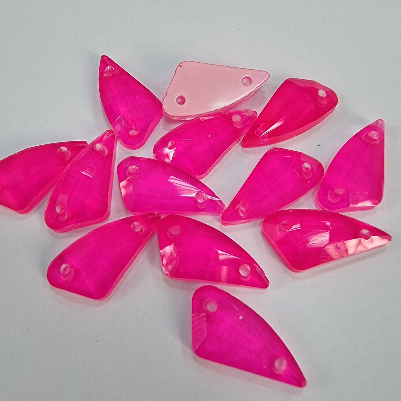 

Стразы пришивные Pepper 9*17 Pink Neon эконом, Розовый