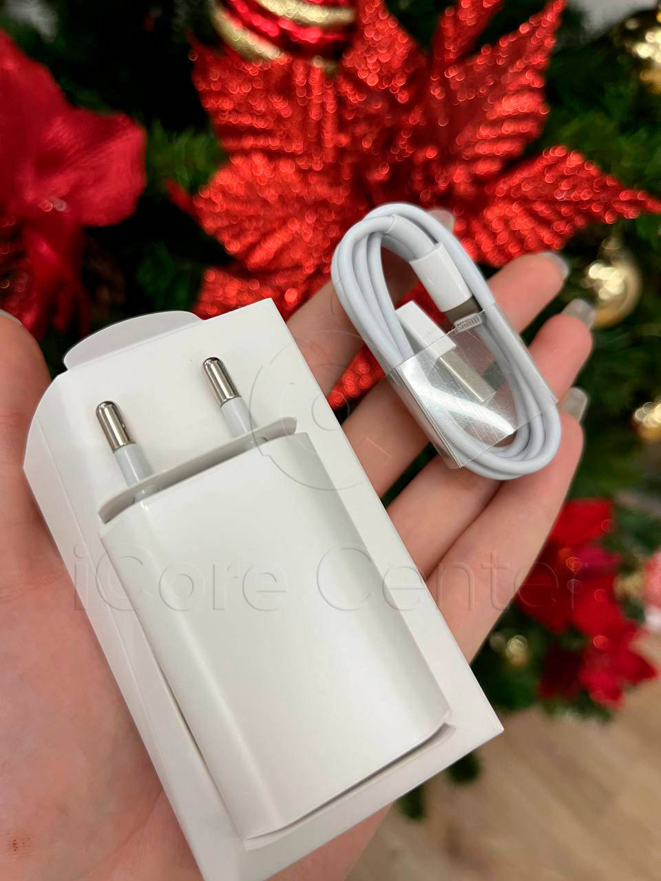 

Оригинальный комплект для зарядки айфона и айпада Кабель + Адаптер iPhone Apple Оригинал Зарядка, Белый