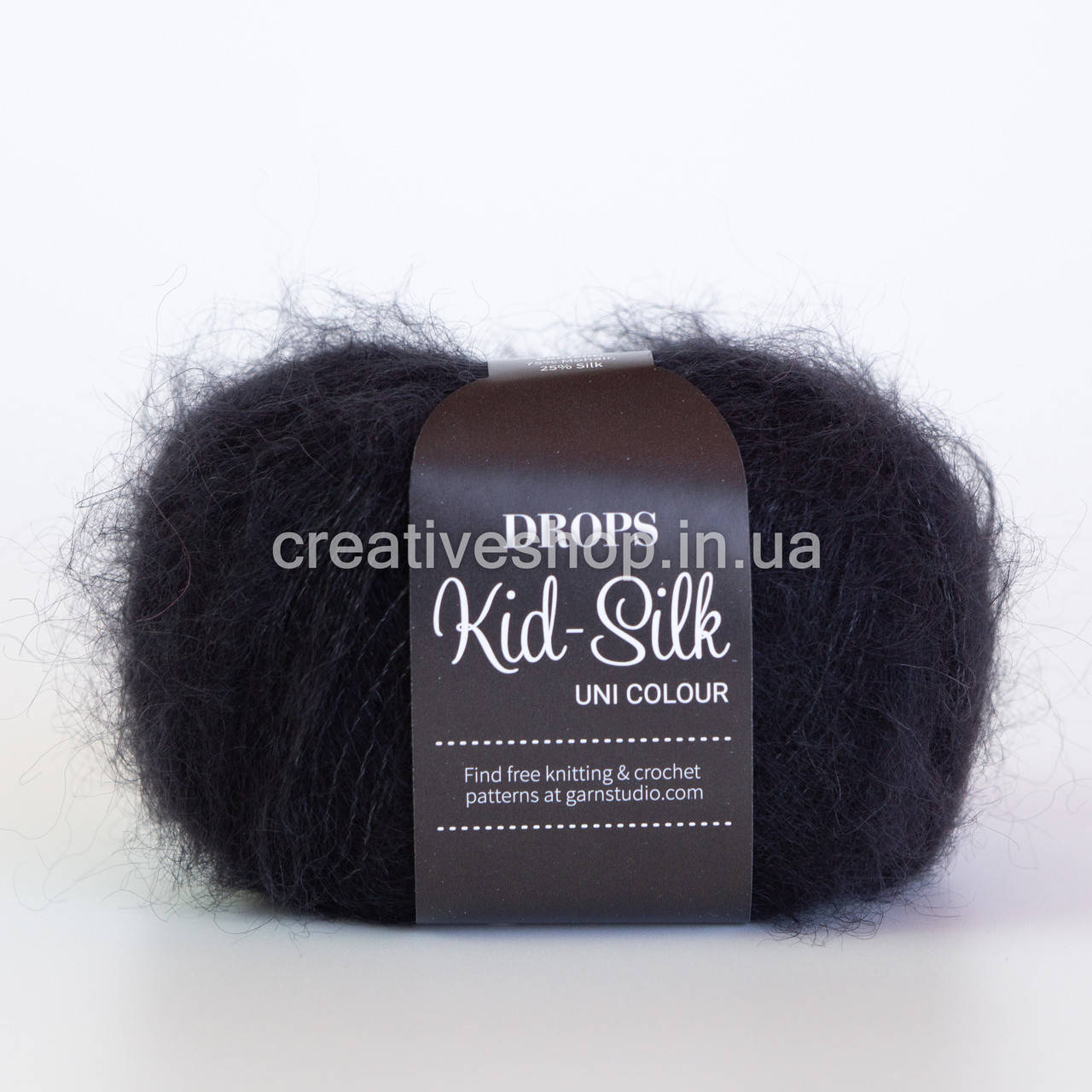

Пряжа Drops Kid Silk (цвет 02 black)