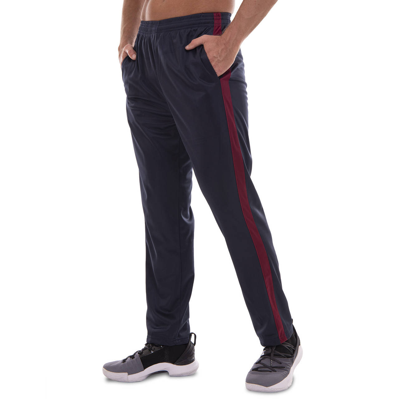 

Штаны спортивные LIDONG LD-6803K L Темно-Синий-Бордовый