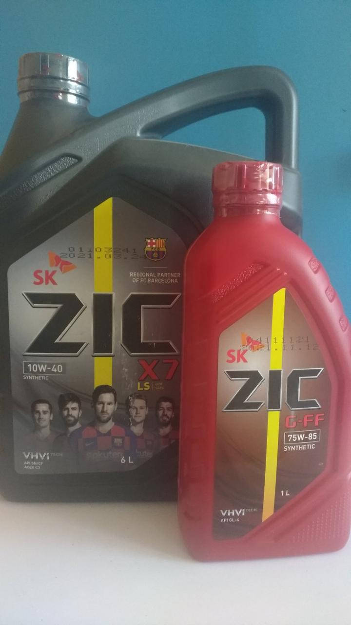 

ZIC X7 LS 10W-40 6л.+ ZIC G-FF 75W-85 1л.