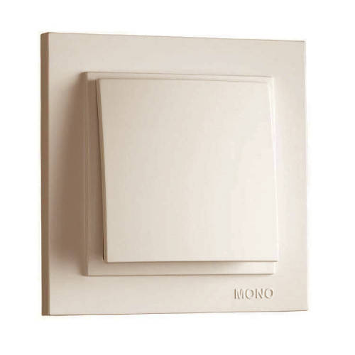 

Выключатель одинарный Despina Mono Electric Крем 102-170025-100