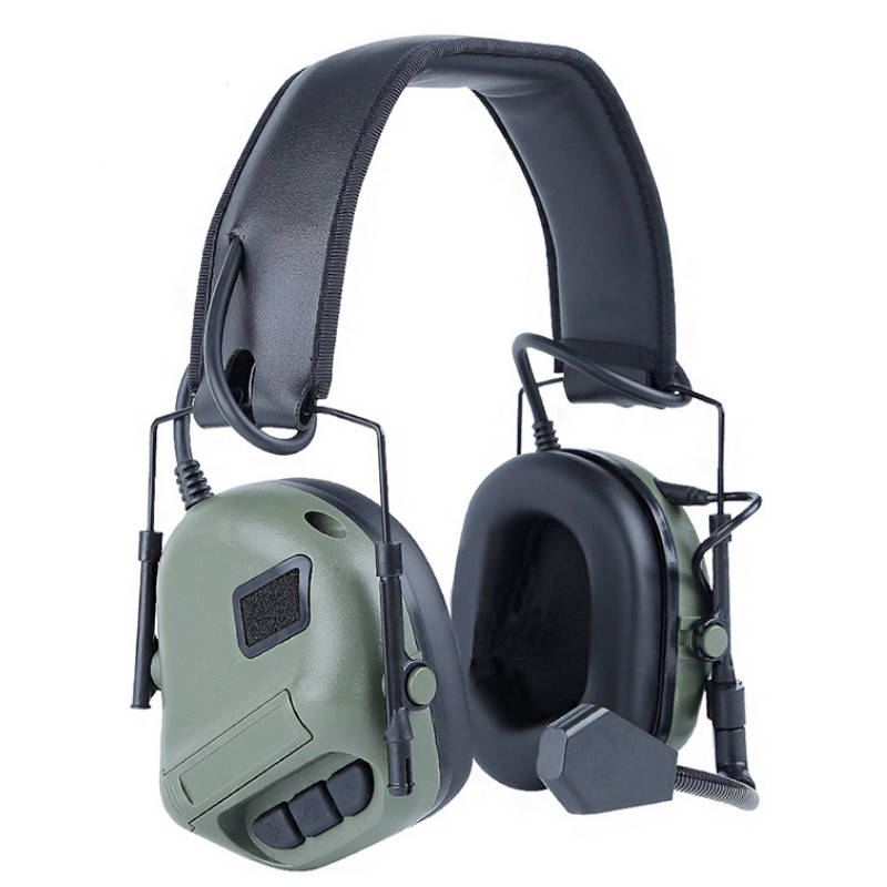 

Наушники активные тактические в цвете олива Active Headset Olive