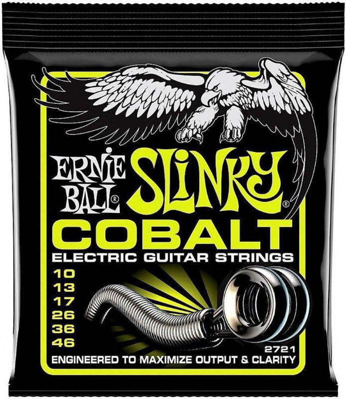 

Струны для электрогитары Ernie Ball 2721 Cobalt Slinky Electric Guitar Strings 10/46