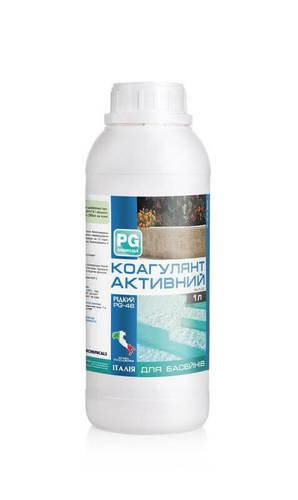 

Коагулянт активный жидкий Barchemicals PG-46 1 литр для осветления воды в бассейне