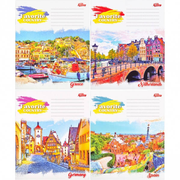 

Тетрадь 18 листов клетка "МРІЇ" / Любимая страна