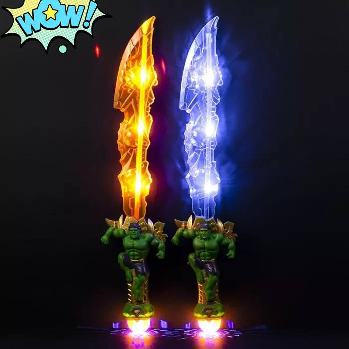 

Светящийся меч Халк со звуком, Оранжевый