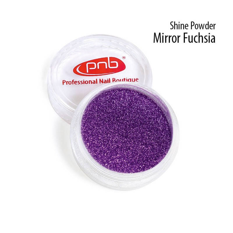 

Втирка-блеск PNB Shine Powder Mirror Fuchsia зеркальная фуксия, 0.5 г