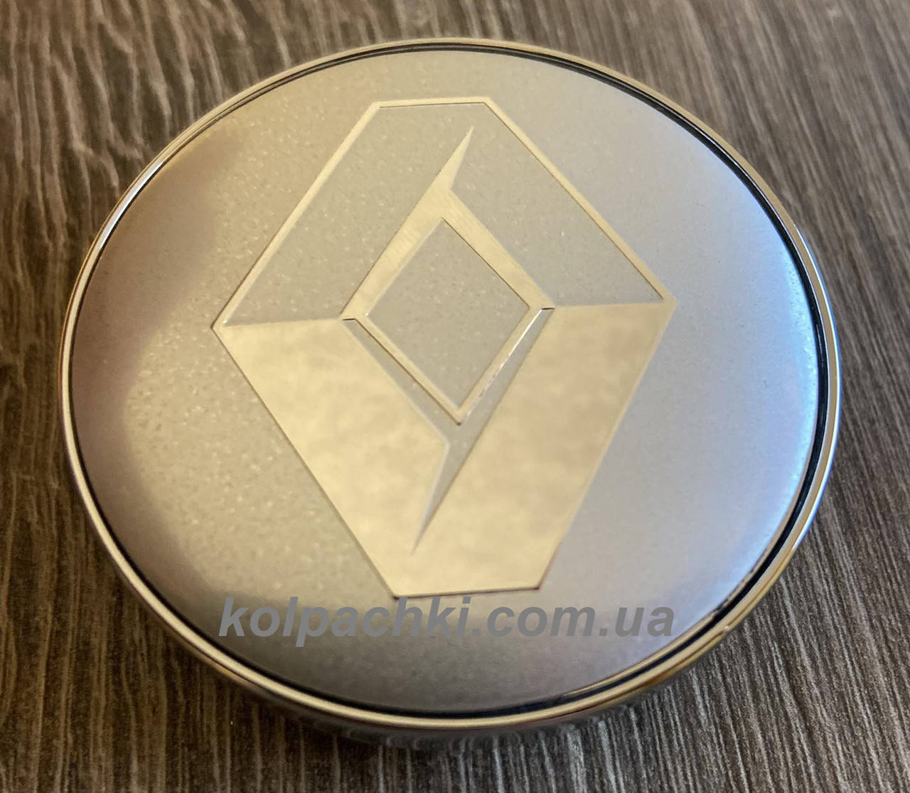 

Колпачок Колпачки с логотипом Renault 63мм 60мм серые с хром логотипом