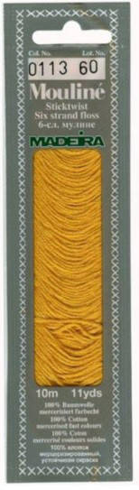 

0113 мулине Madeira, Золотистый