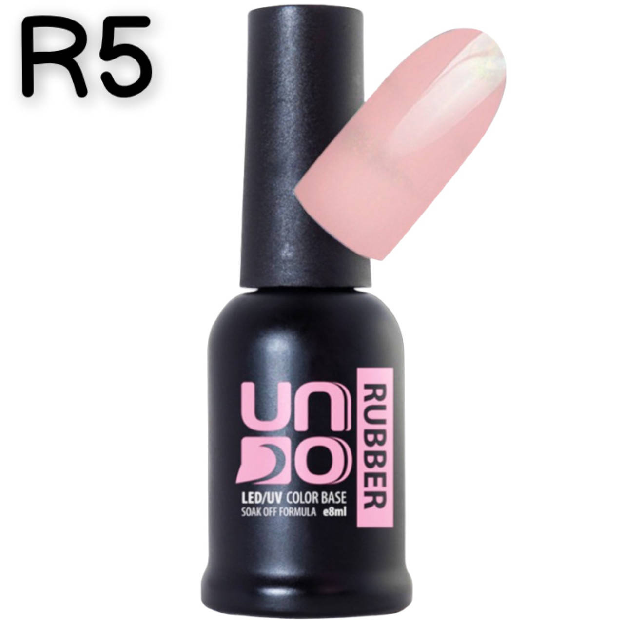 

UNO, Камуфлирующее базовое покрытие LED/UV Color Rubber Base, 8 мл. R5