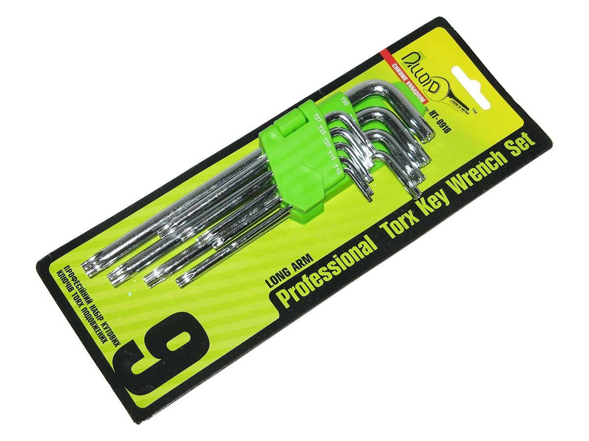 

Набор звездочек TORX 9пр.HT-0918 удлиненных Alloid