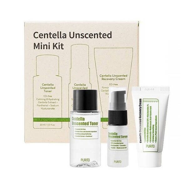 

Набор миниатюр средств с центеллой PURITO Centella Unscented Mini Kit